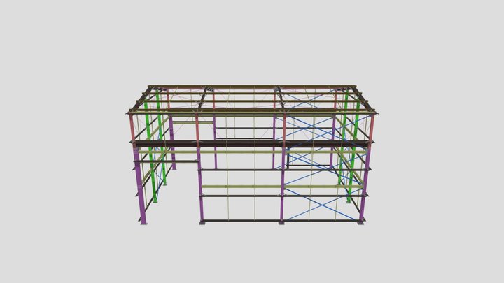 CGH CAPOTE DETALHAMENTO MONTAGEM 3D Model
