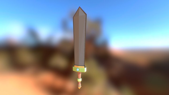 Sword - YanSculpt Tutorial 3D Model