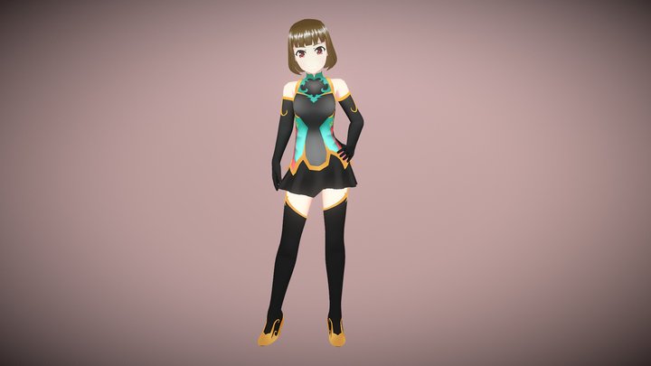 Chira-chan 3D Model