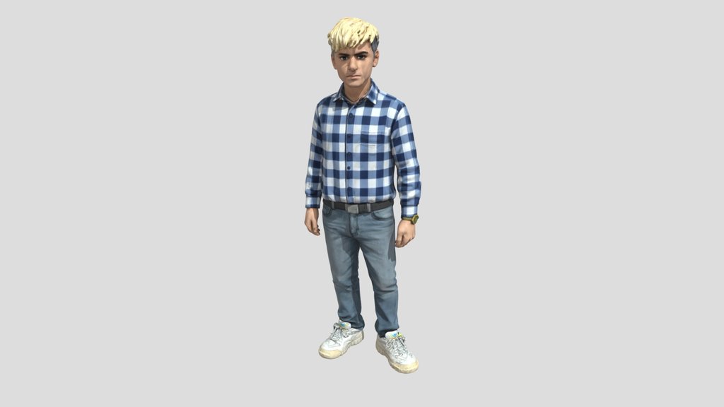 a business man with casual dress standing
