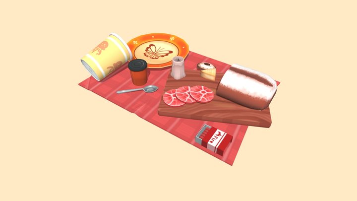 Picnic 3D Model