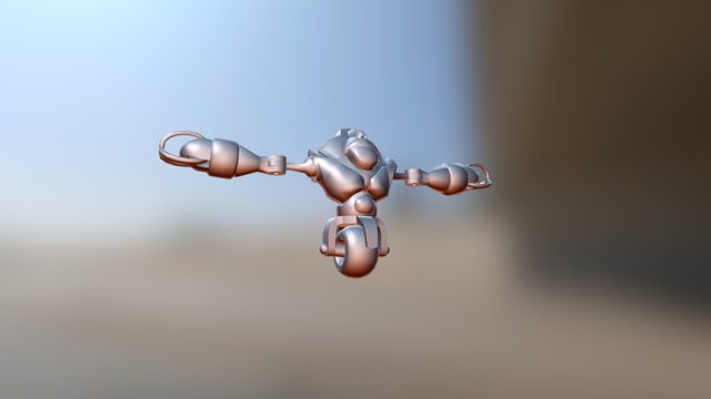 Cyborg 3D Model