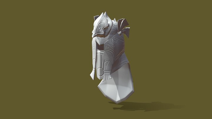 Horus Guard Helmet (Milestone 2) 3D Model