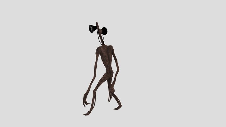 Siren Head OG Animated 3D Model