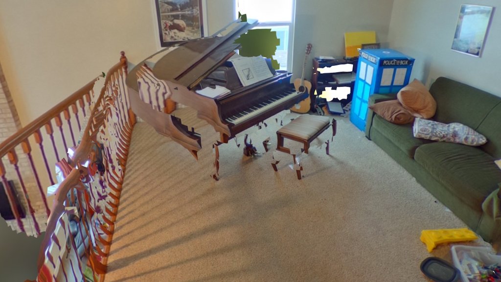 Test of Google Tango + Ricoh Theta