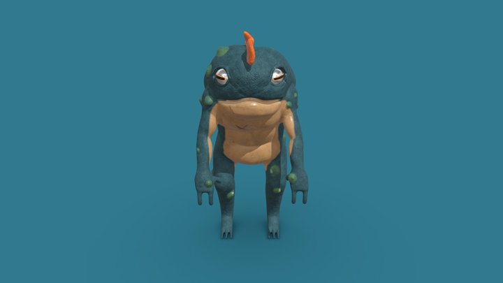Aquatic Creature 3D Model