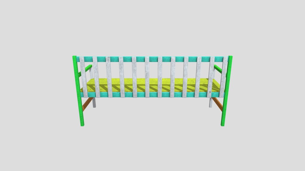 Outdoor Wooden Bench