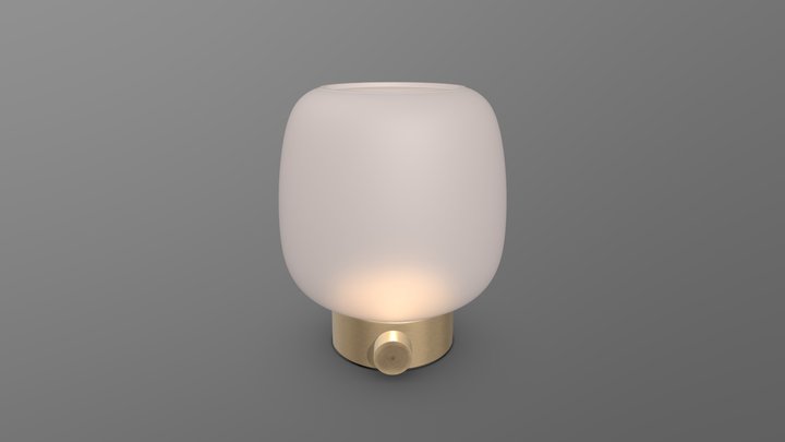 Lockport Table Lamp Base 3D Model