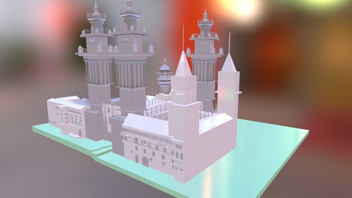 SANTIAGO DE COMPOSTELA 3D Model