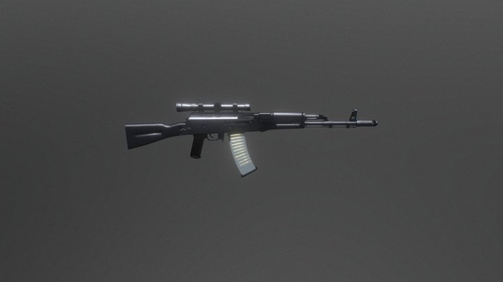 Modified AK101 3D Model