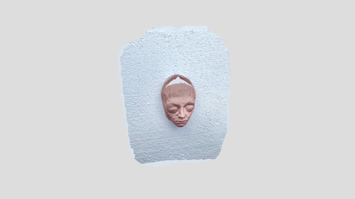hybrid alien head sculpture 3D Model