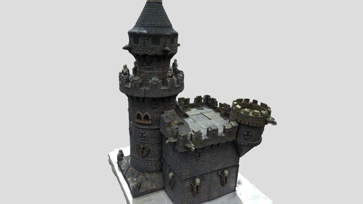 Toy Castle Photogrammetry 3D Model