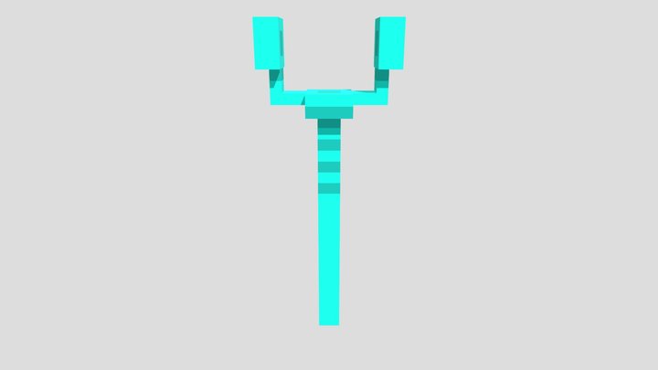 Empty block staff (pris) 3D Model