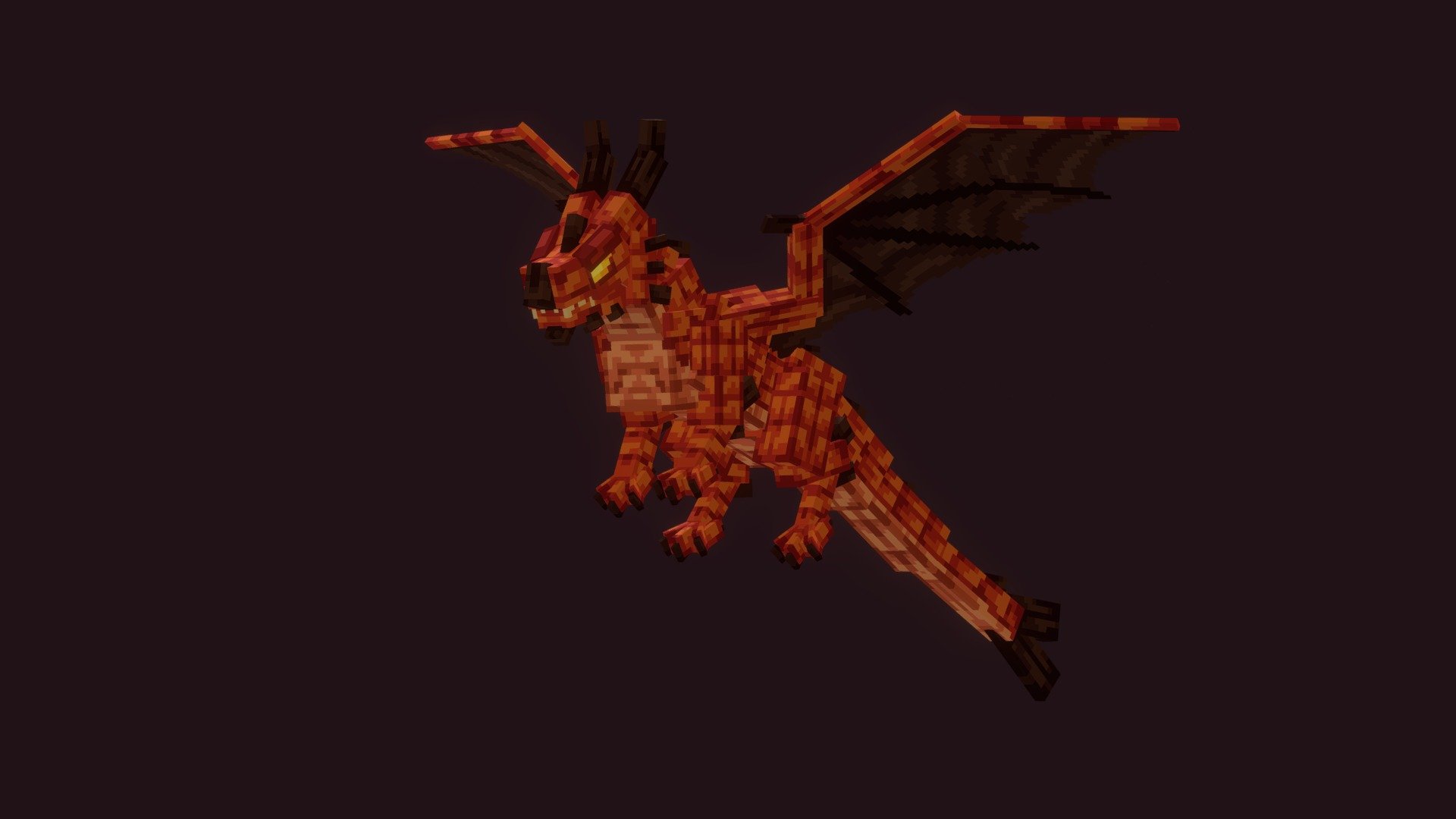 Red dragon - 3D model by hebert.richard [7420782] - Sketchfab