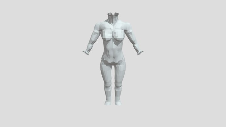 College - Character Topography 3D Model
