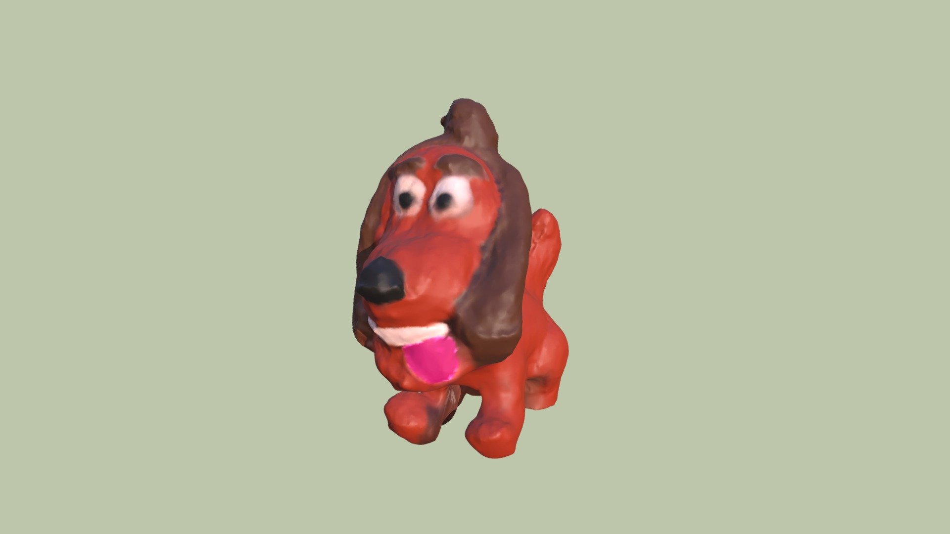 Grinch's dog Max high-poly