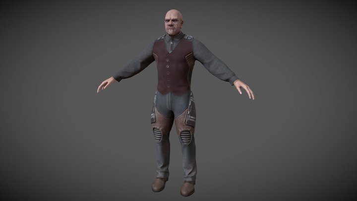 Detective_Outfit 3D Model