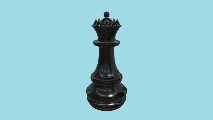 chess queen 3D Model