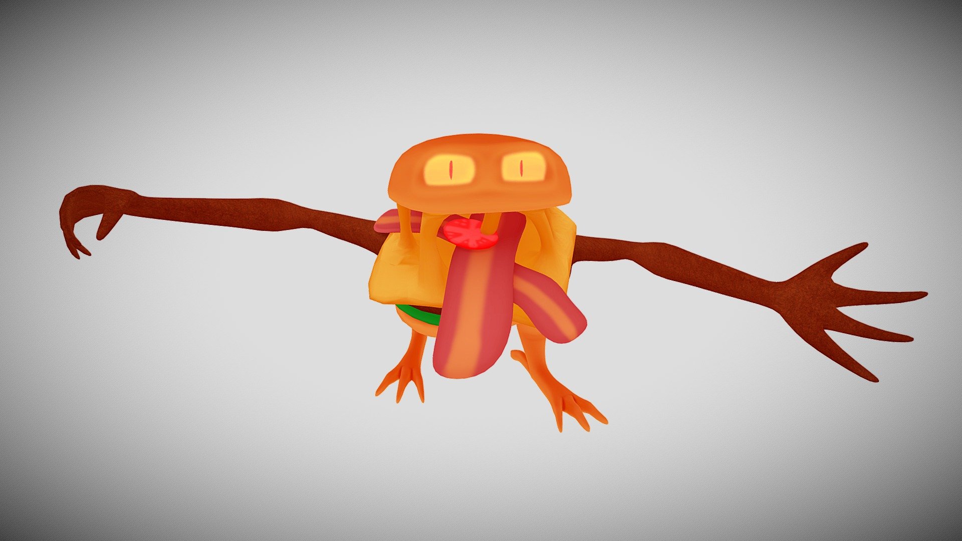 monstar borgar - 3D model by Flying Cat (@FlyingCat25) [742359f ...