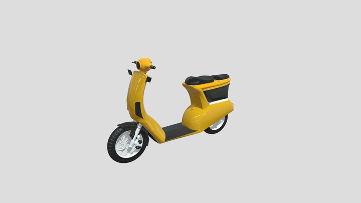 3D TREELEKTRIK SCOOTER 3D Model