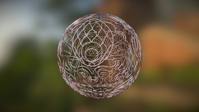 Lattice Ball 3D Model