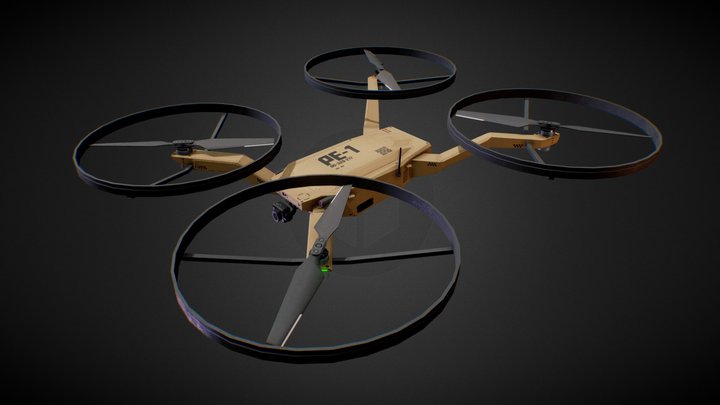 PE-1 Drone 3D Model