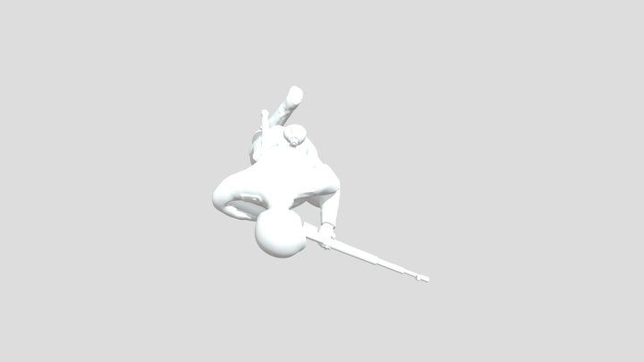 Soldier_on_one_knee_firing_a_rifle_v1_L127252b93 3D Model