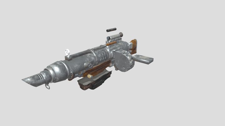 PAW-68 Assault Shotgun 3D Model