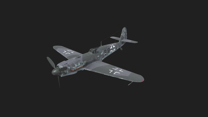 Messerschmitt Me209 V5 3D Model