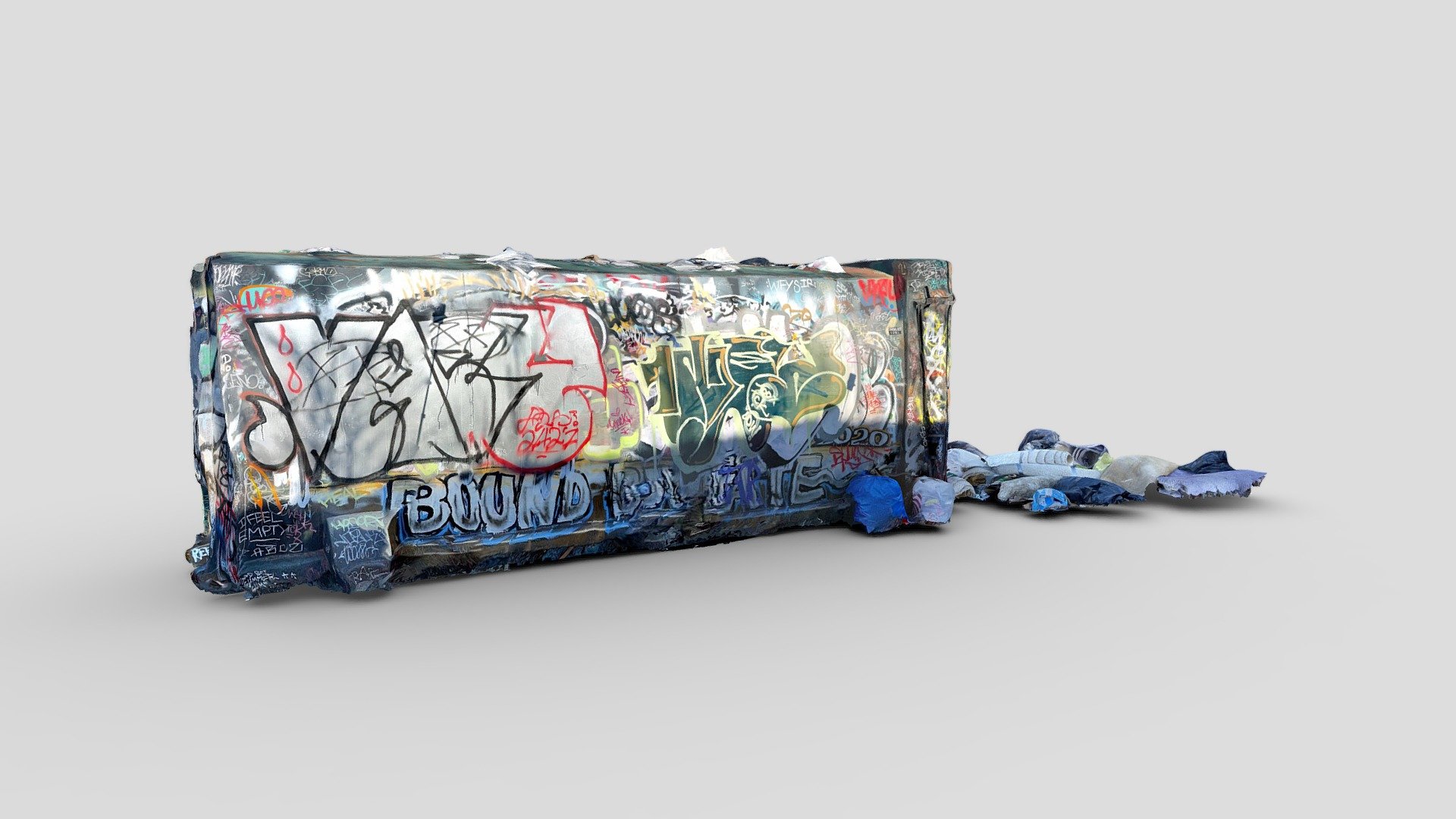 Day 69: Graffiti Dumpster