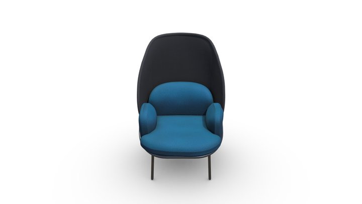 Armchair Mesh 3D Model