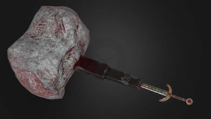 Barbaric Excalibur 3D Model