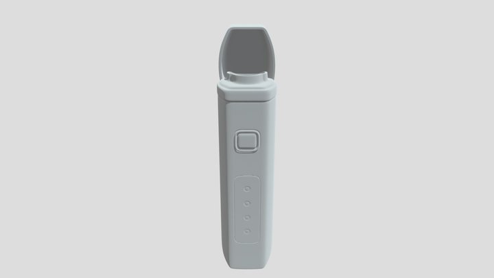 Blue Flame Torch Lighter 3D Model