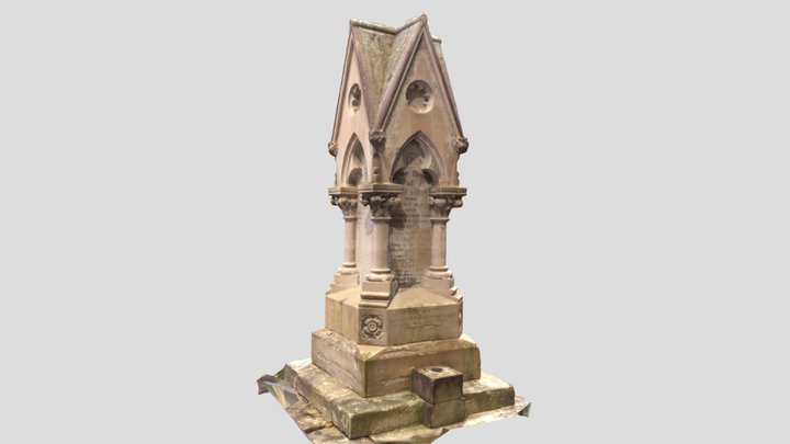 Carved Memorial - Rookwood Cemetery  Sydney. 3D Model