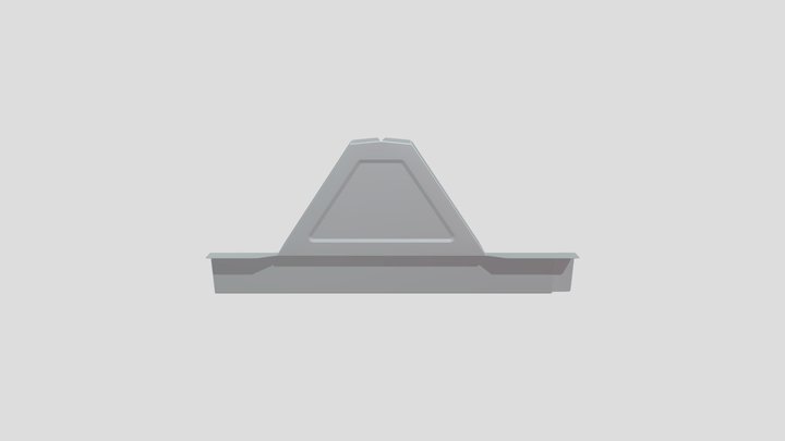 7C-330-5 角ハゼ500 水切面戸 3D Model