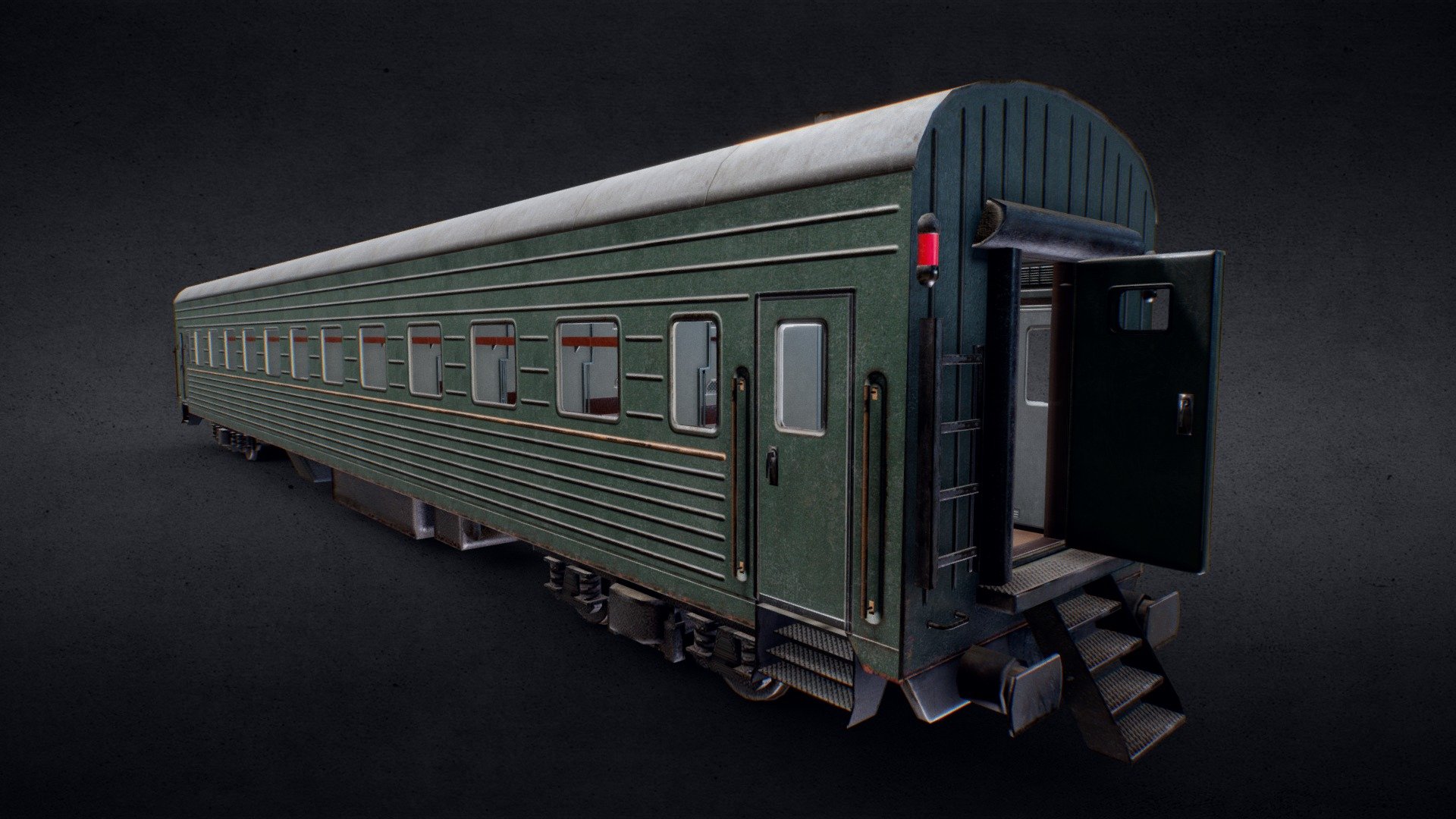 Platzkart - soviet train car - Download Free 3D model by Sergei Grach ...