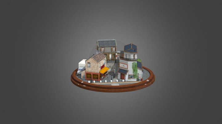 1DAE16 N Arnold De Rauw CITYSCENE 3D Model