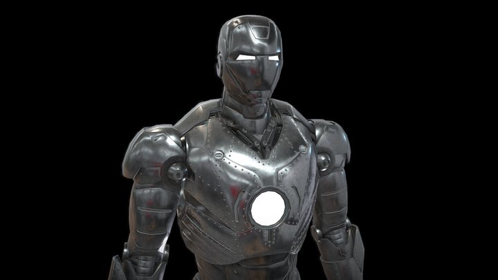 Iron Man Mark II 3D Model