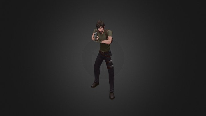 Hitman Idle Test 3D Model