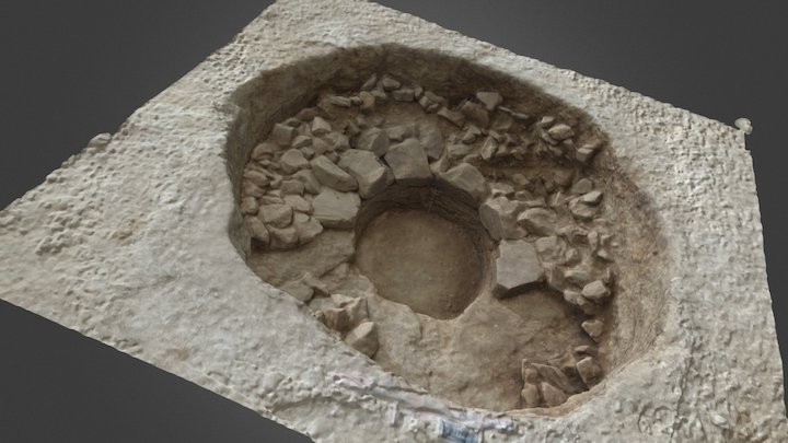 Puits HMA Margelle dégagée 3D Model