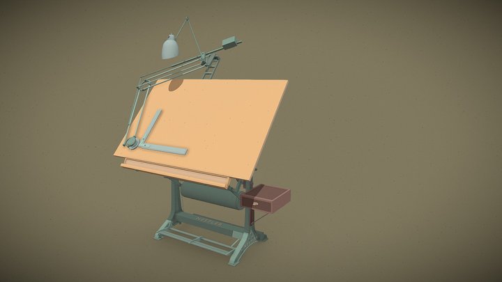 Architectural table 3D Model