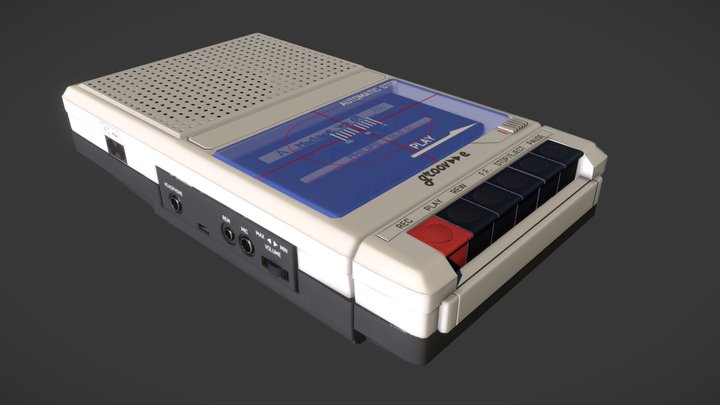 Groove Audio Casette Player/Recorder 3D Model
