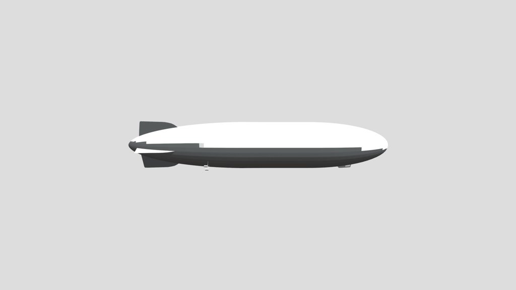 Low poly Blimp