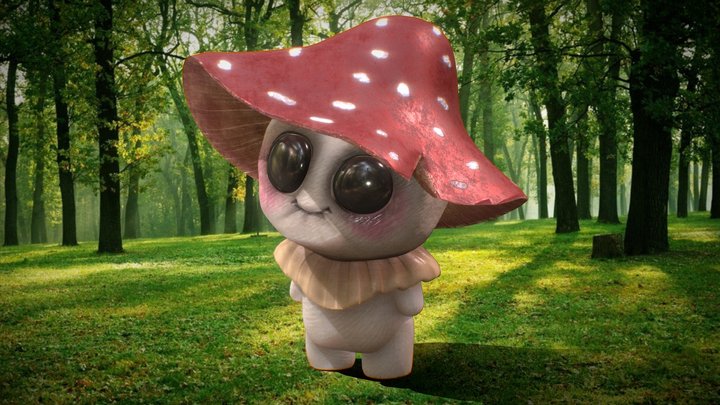 Littel Fungus Mushroom – Free 3D Model STL