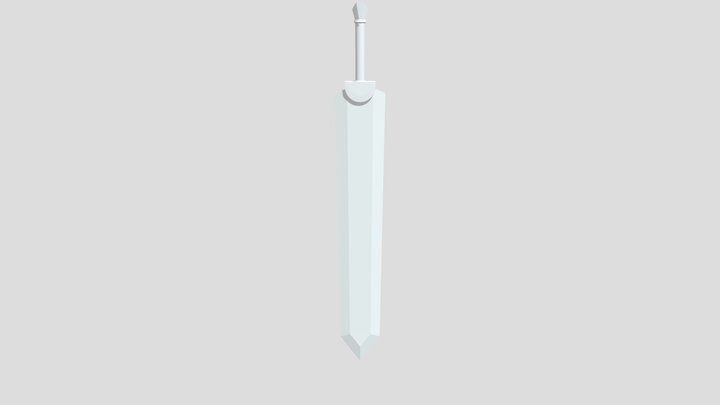 Dragonslayer Sword (Guts) 3D Model