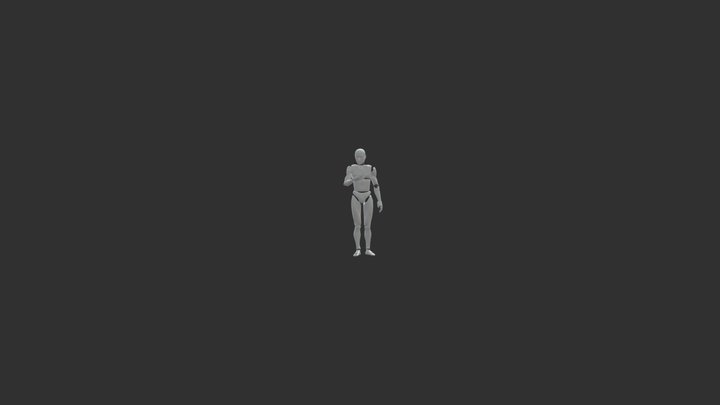 Goes Reading A Book 3D Model