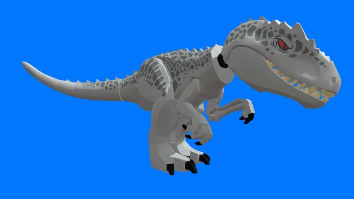 Posed LEGO Indominus Rex