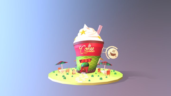 Coffeeshop 3D Model