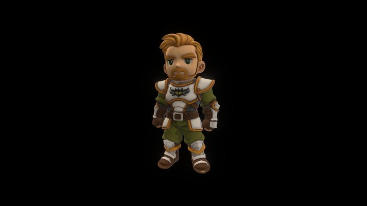 Lavitz – The Legend of Dragoon (PS1) 3D Model