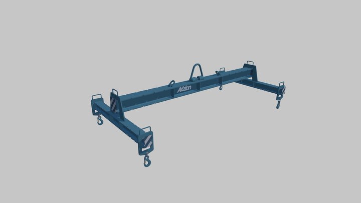 Axzion H- Traverse Verstellbar STEP Sketc 3D Model